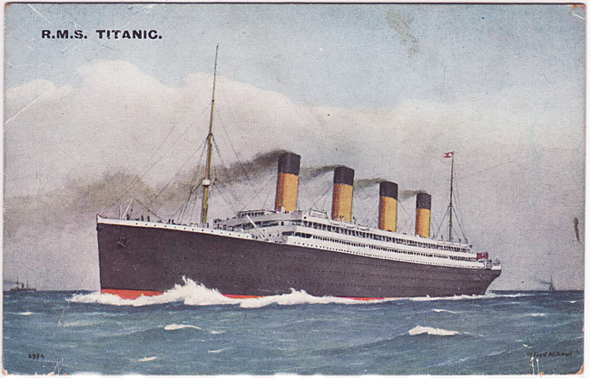 Postkaart Titanic