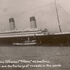 Postkaart Titanic - gepost 10 april 1912